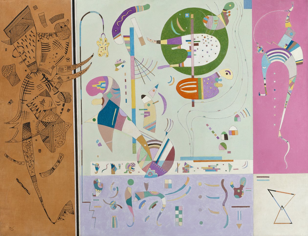 Különféle részek alkotó: Wassily Kandinsky