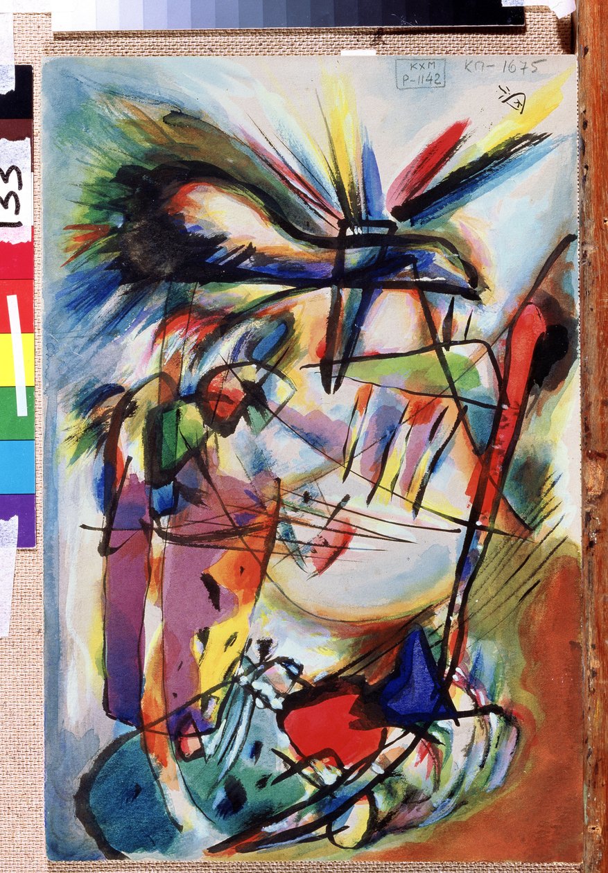 Painter Vine (Pointles Painting). Ouverre de Wassily Kandinsky (Au Wassily Kandinsky au Kandinskyz alkotó: Wassily Kandinsky