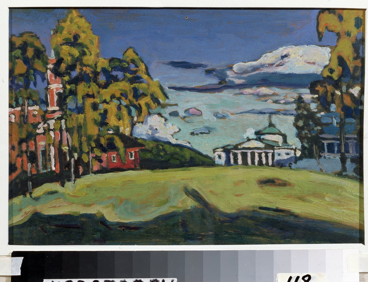 A tulajdonosok napi kampánya az Akhtairka (Akhtarika vidéki birtok). Vaszilij Kandinszkij festő napja (O Vaszilij Kandinszkij alkotó: Wassily Kandinsky