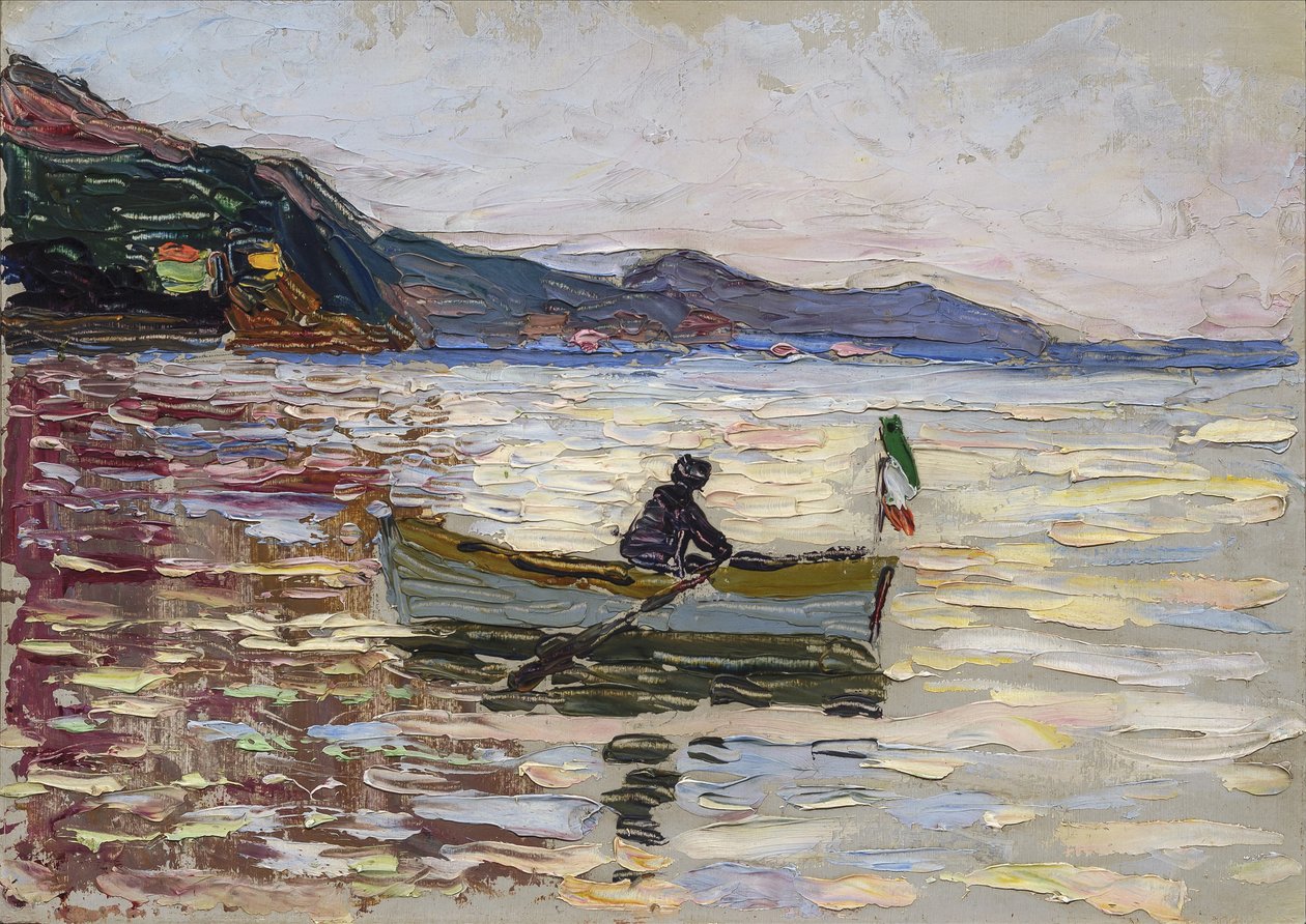 Rapallo. Hajó a tengeren, 1906 alkotó: Wassily Kandinsky