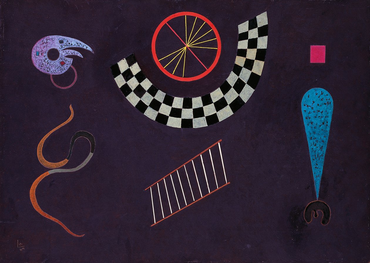 Szalag négyzetekkel, Wassily Kandinsky (1866-1944) alkotó: Wassily Kandinsky