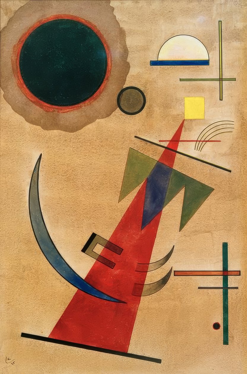Hegyes piros alkotó: Wassily Kandinsky