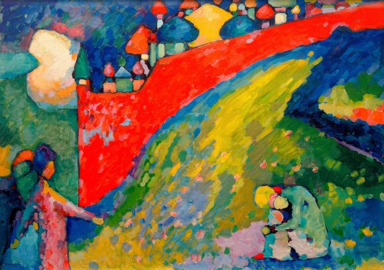 Vörös fal (kupolák) alkotó: Wassily Kandinsky