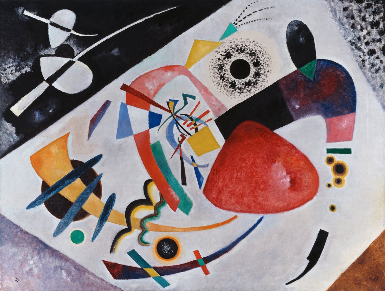 Vörös folt II alkotó: Wassily Kandinsky