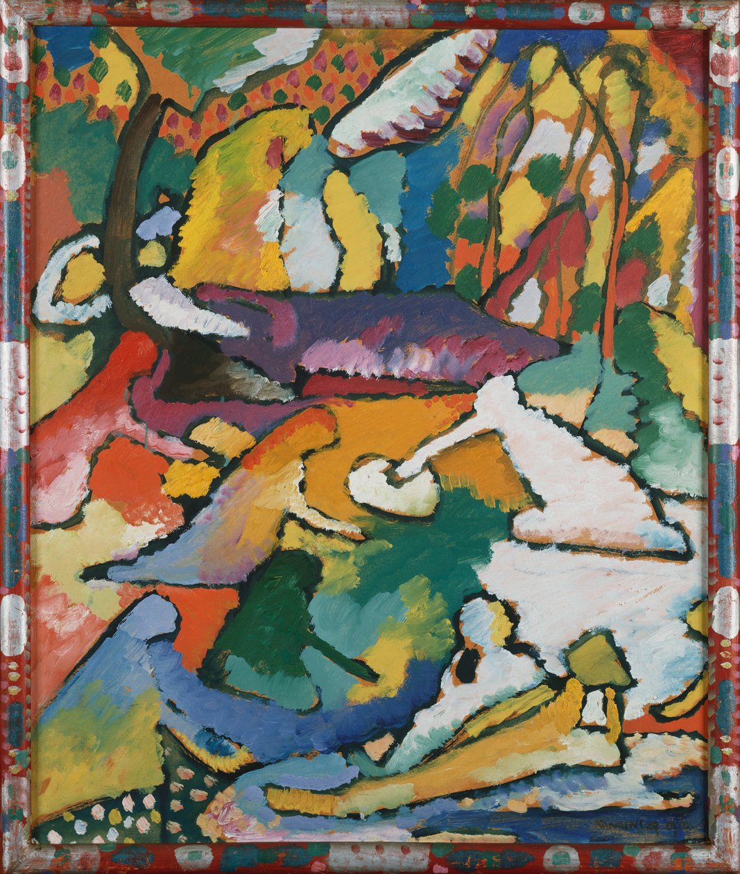 Vázlat a „Composition II”-hez alkotó: Wassily Kandinsky