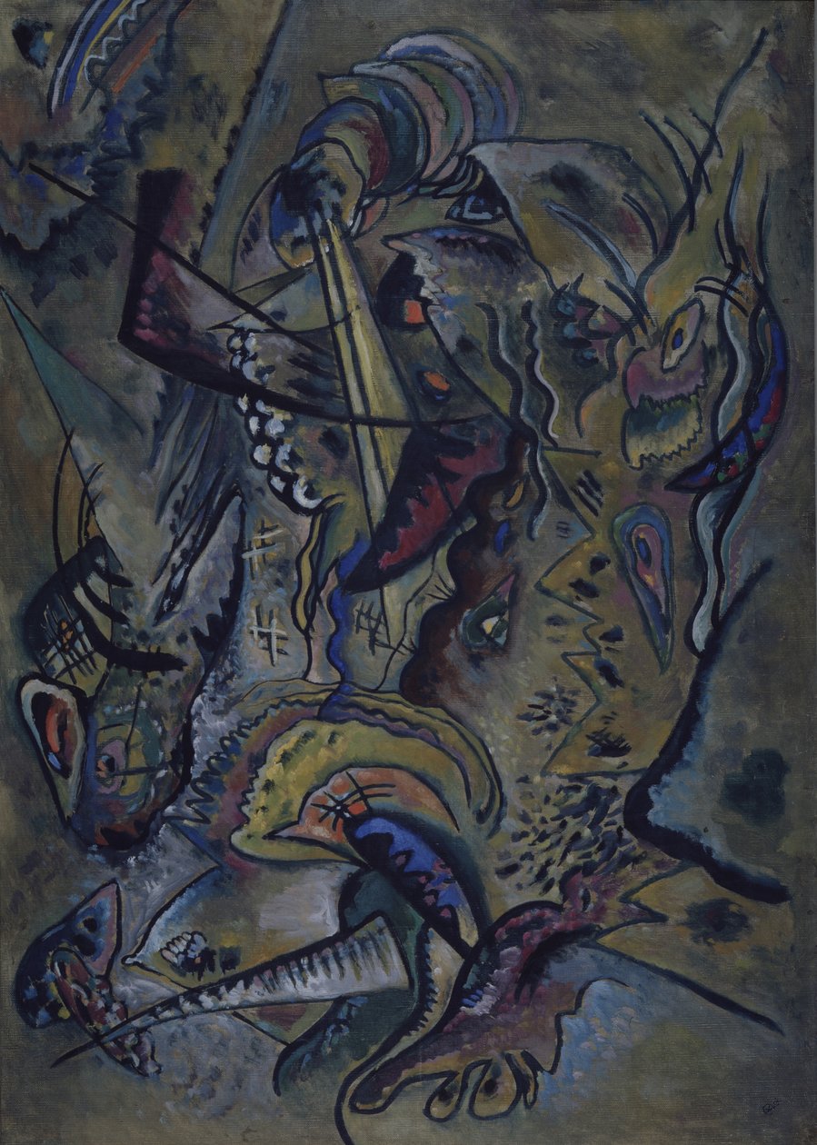Délen, 1917 alkotó: Wassily Kandinsky