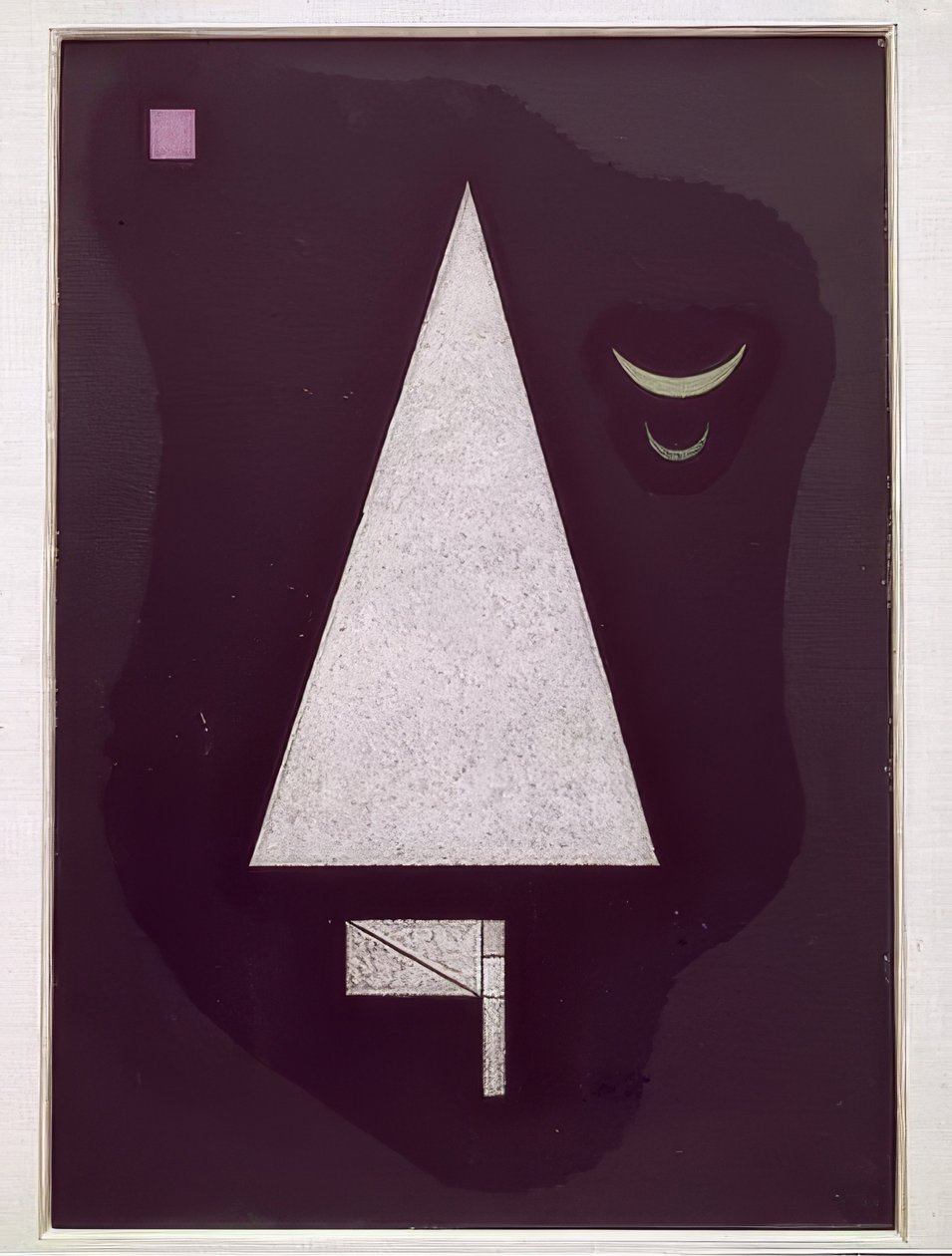 Hegyes fehér. 1930 alkotó: Wassily Kandinsky