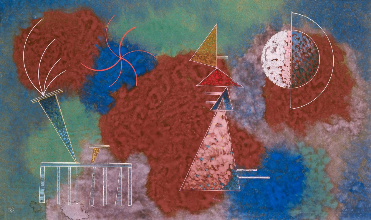 Foltok a gazdagon; Gazdag helyeken alkotó: Wassily Kandinsky