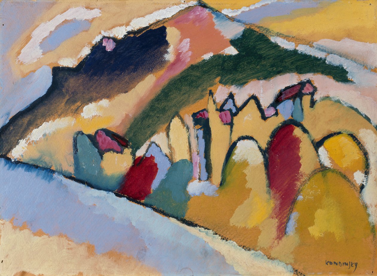 Tanulmány az "Ősz I" számára alkotó: Wassily Kandinsky