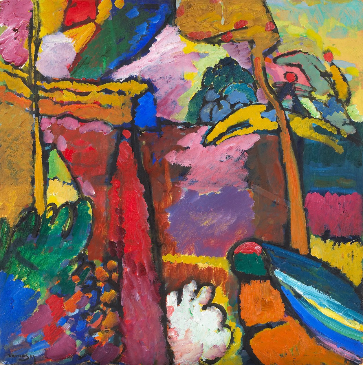 Improvizációs tanulmány V alkotó: Wassily Kandinsky