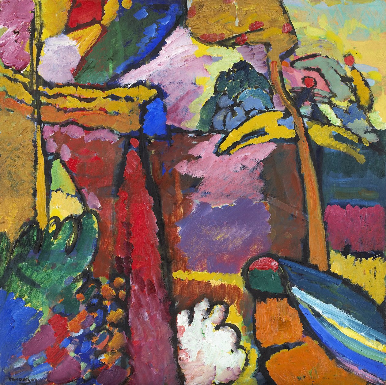 Tanulmány az improvizációhoz V, 1910 alkotó: Wassily Kandinsky