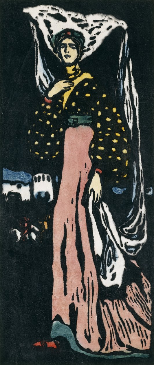 Az éjszaka – nagy változat; Az éjszaka - nagy változat alkotó: Wassily Kandinsky