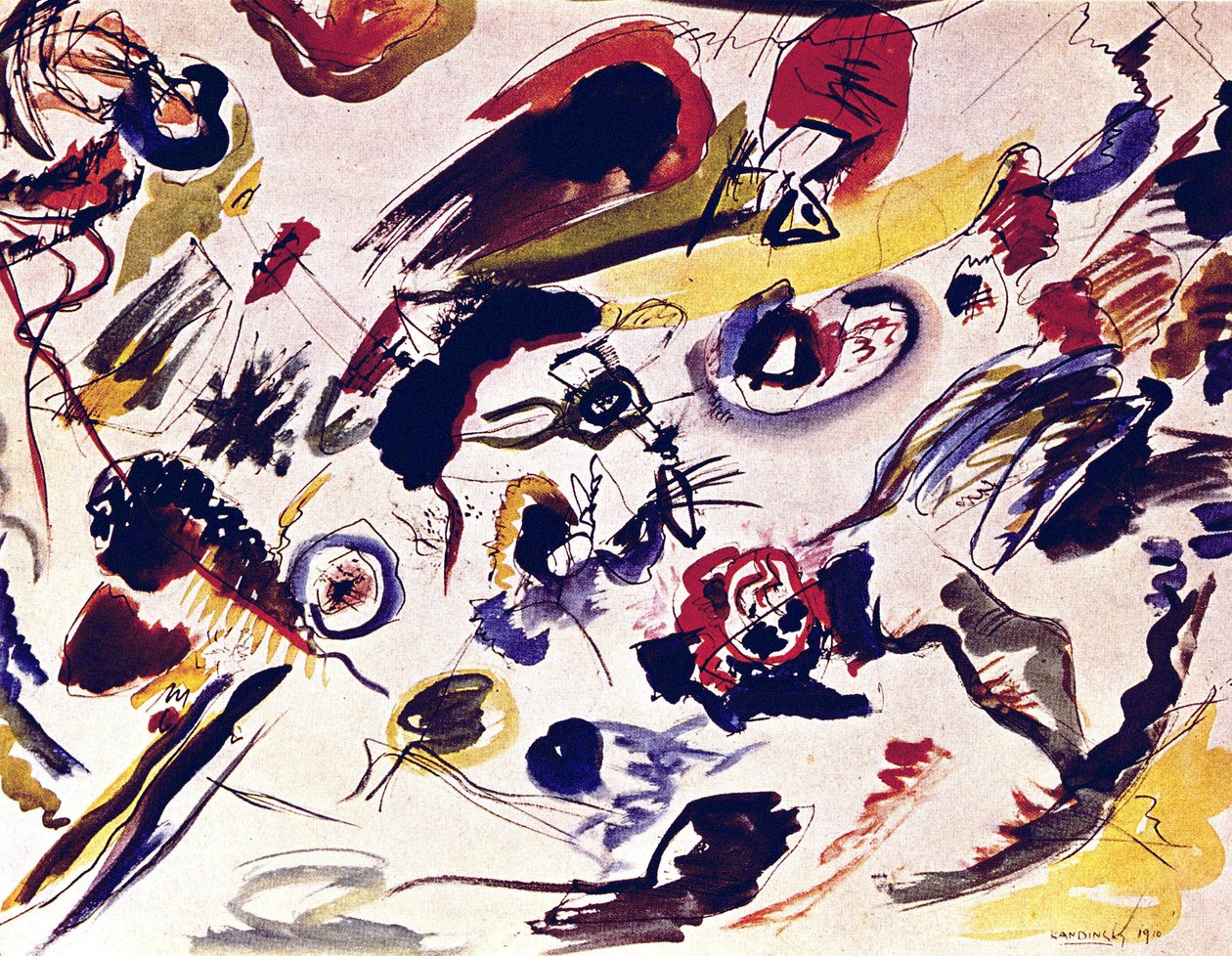 Az első absztrakt akvarell alkotó: Wassily Kandinsky