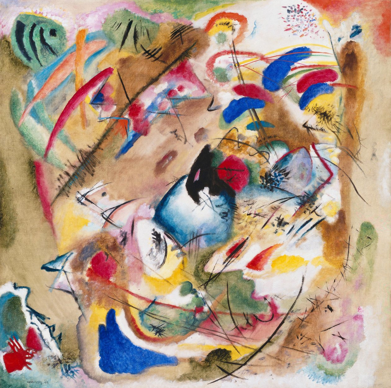 Álmodozó improvizáció alkotó: Wassily Kandinsky