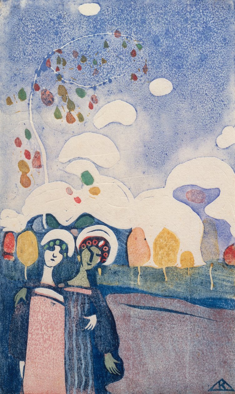 Két lány alkotó: Wassily Kandinsky