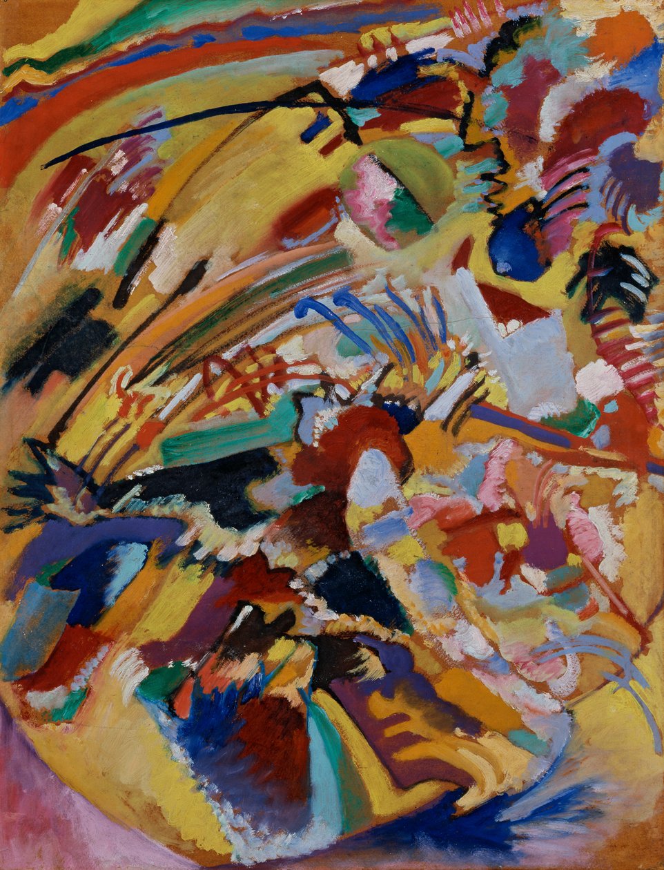 Cím nélküli improvizáció I alkotó: Wassily Kandinsky