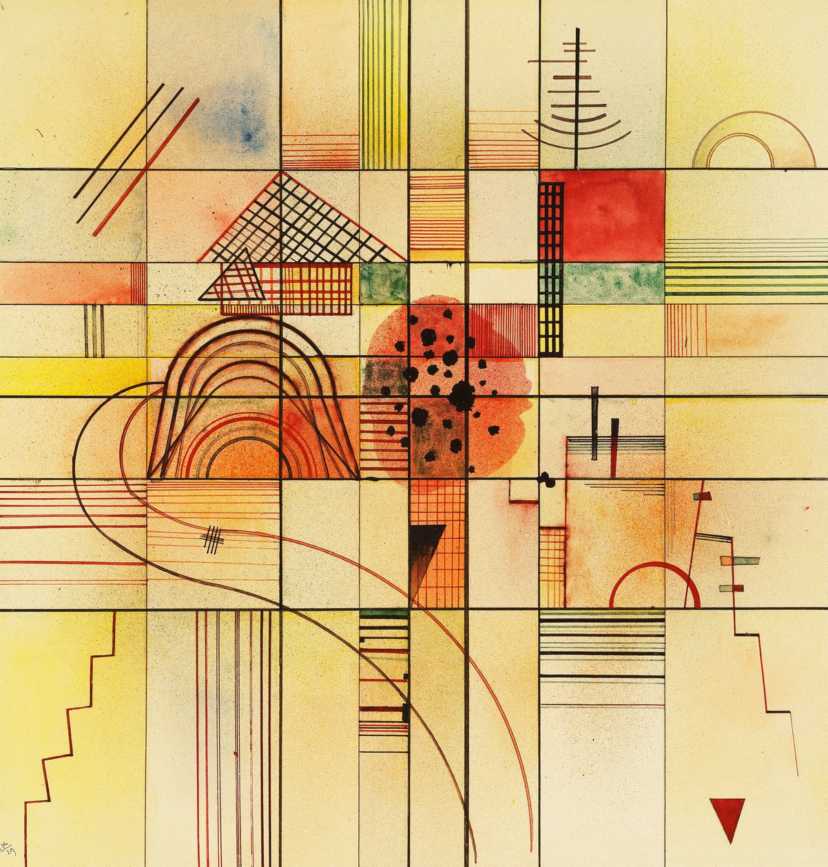 Változatos téglalapok alkotó: Wassily Kandinsky