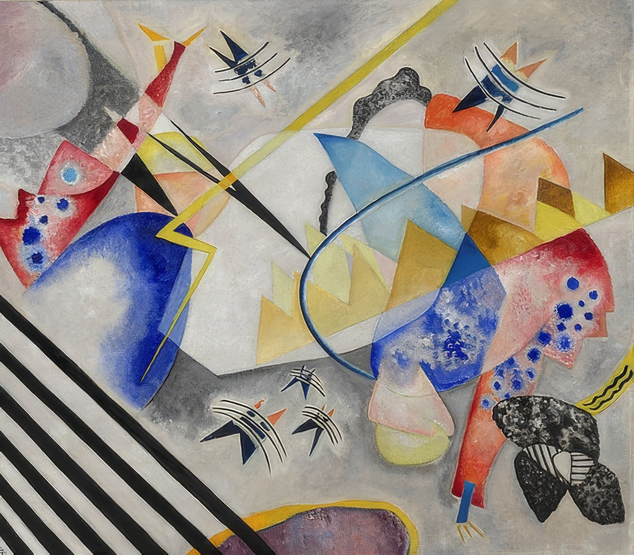 Fehér középpont. 1921 alkotó: Wassily Kandinsky