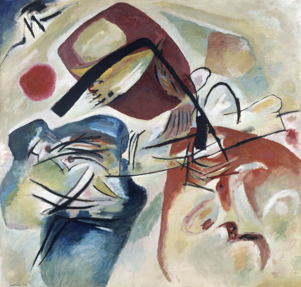 Fekete ívvel alkotó: Wassily Kandinsky