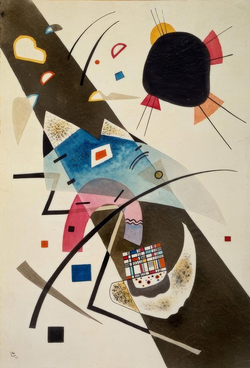 Két fekete folt alkotó: Wassily Kandinsky