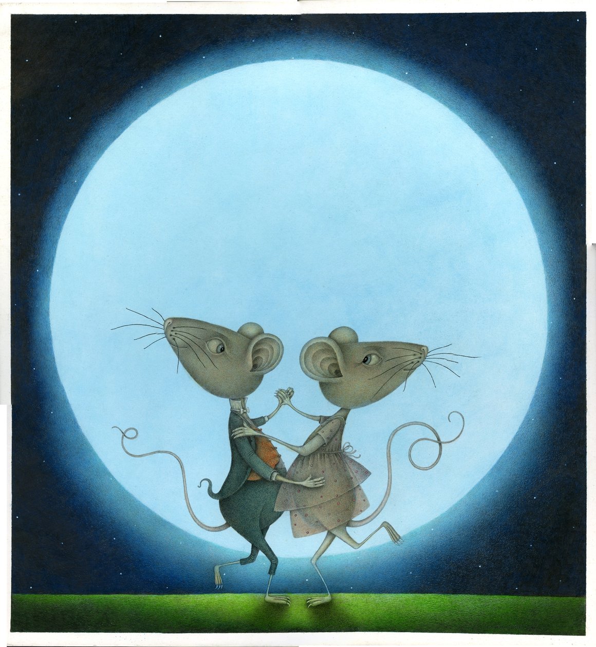 Blue Moon, 2009 (vegyes technika) alkotó: Wayne Anderson