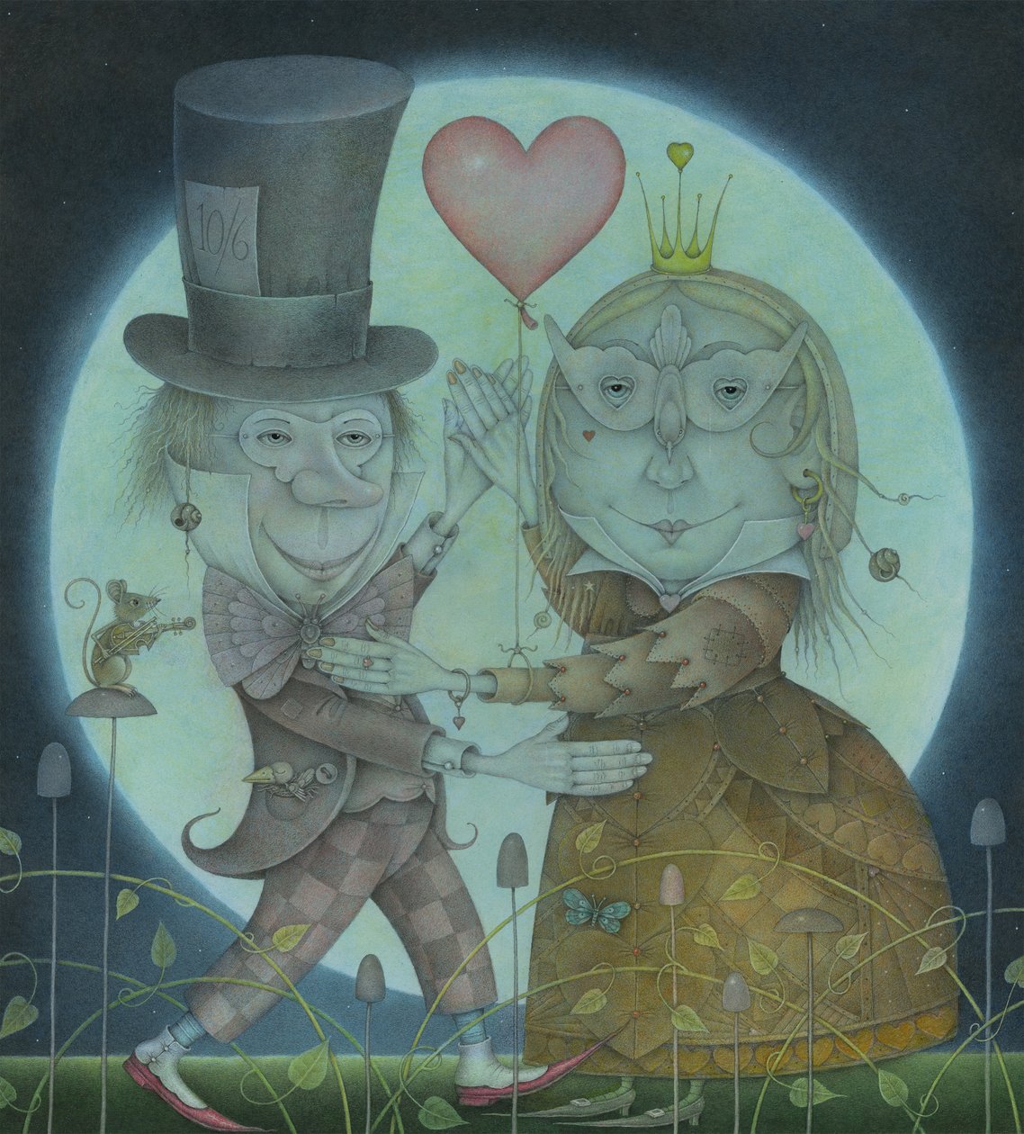 By the Light of the Silvery Moon, 2010 (vegyes technika) alkotó: Wayne Anderson
