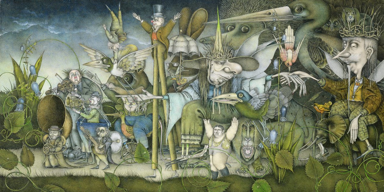King Twig és Queen Crinkle alkotó: Wayne Anderson