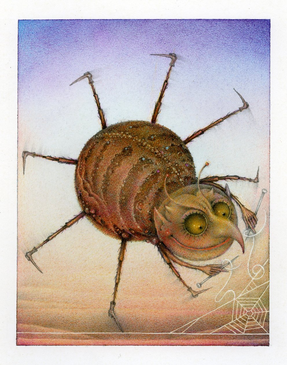 Spinning Spider, 2003 (vegyes technika, művészeti karton) alkotó: Wayne Anderson