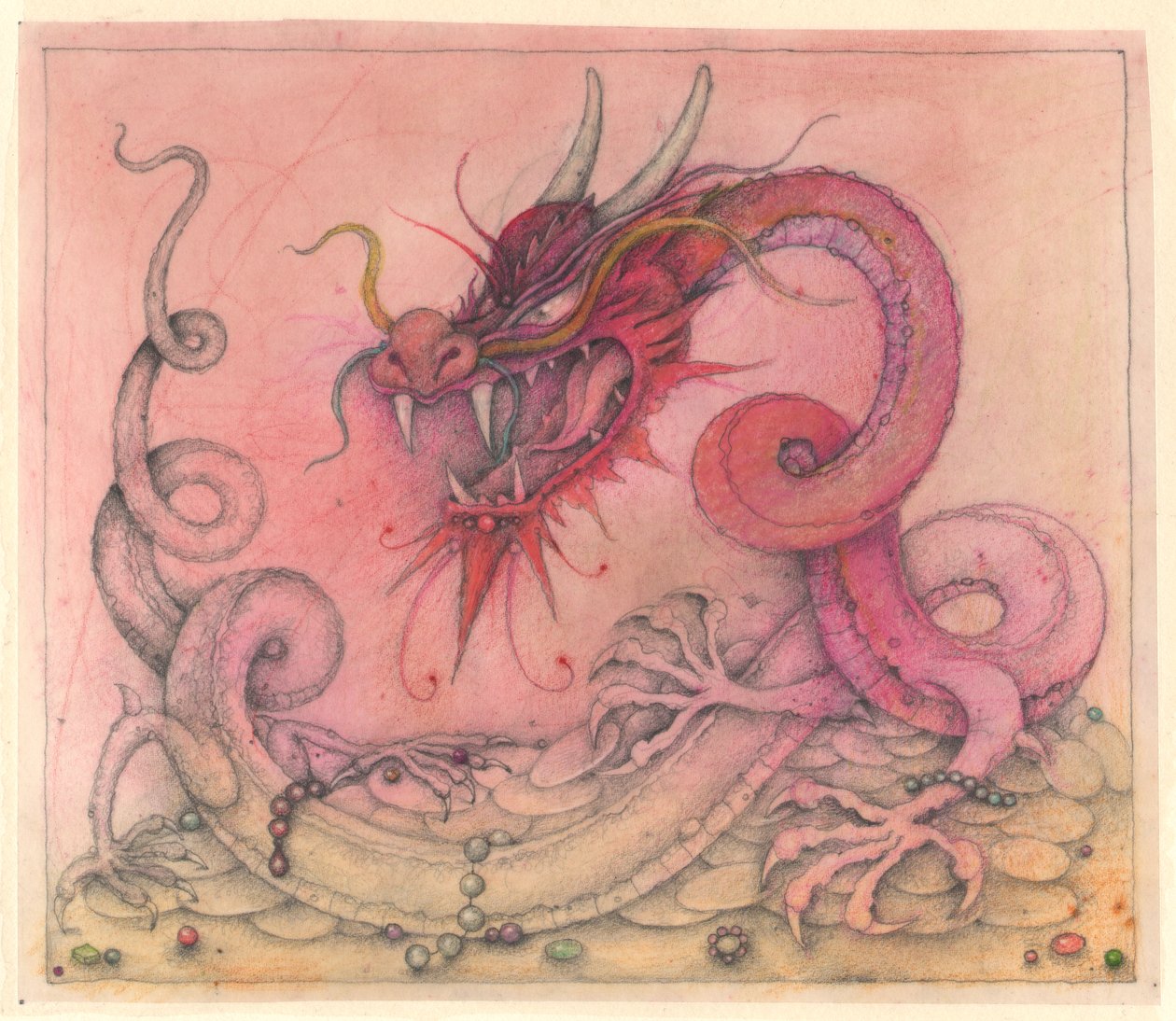 Wicked Dragon, 2000 (vegyes technika) alkotó: Wayne Anderson