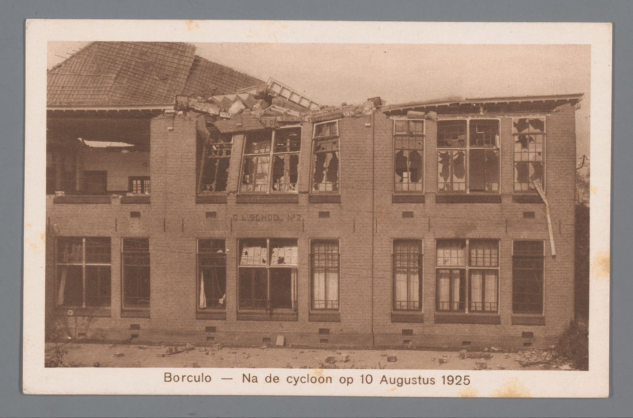 Borculo -- A ciklon után 1925. augusztus 10-én alkotó: Weenenk and Snel