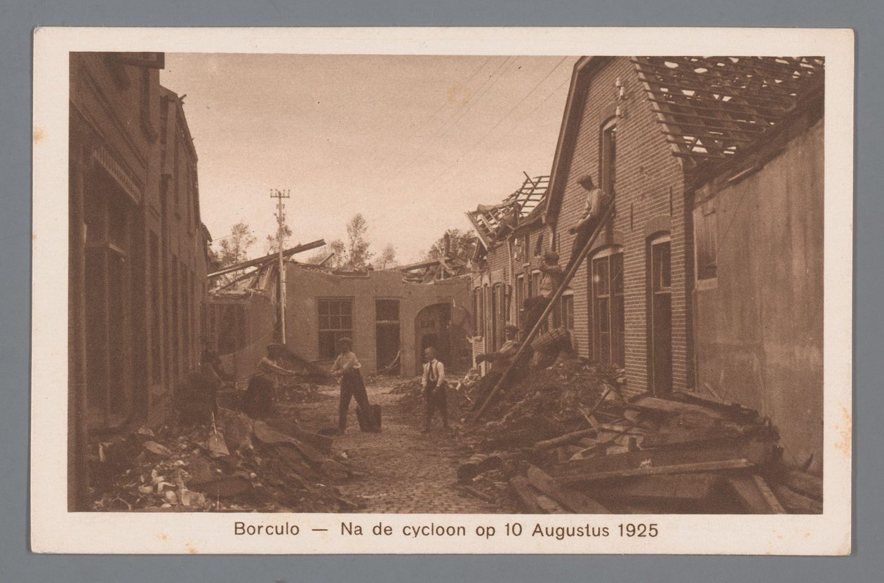 Borculo -- A ciklon után 1925. augusztus 10-én alkotó: Weenenk and Snel