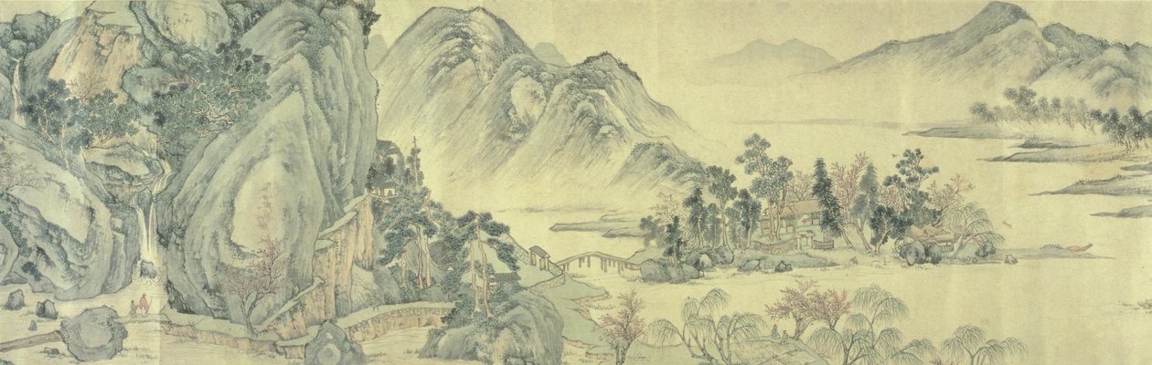 A barackvirág tavasz alkotó: Wen Zhengming
