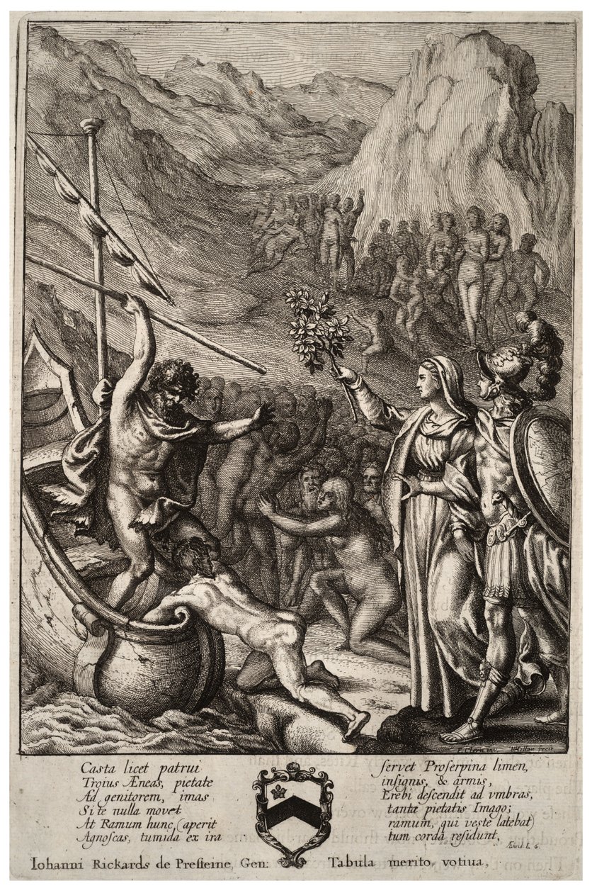 Aeneas és Charon. 2. állapot alkotó: Wenceslaus Hollar