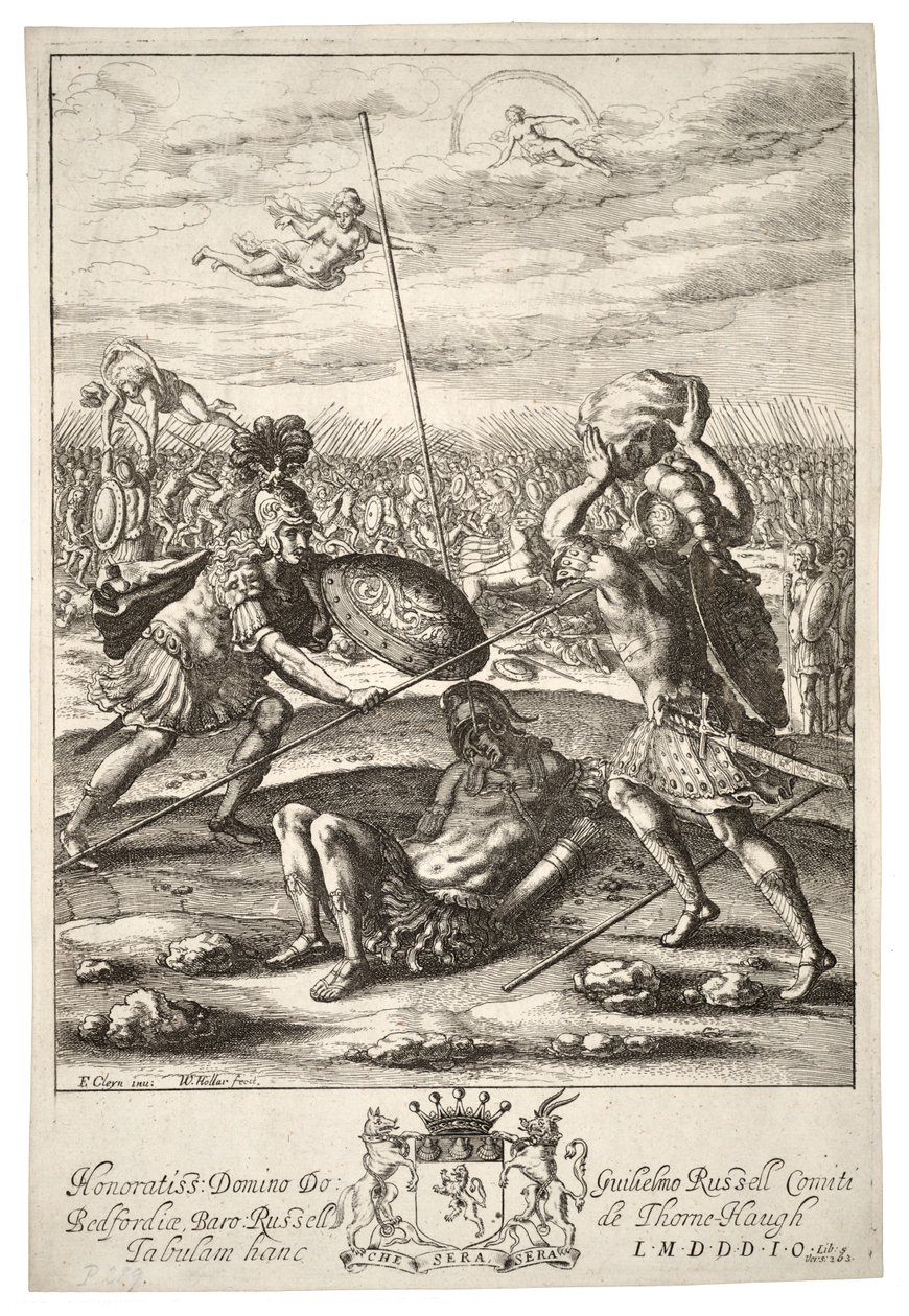 Aeneas és Diomedes alkotó: Wenceslaus Hollar