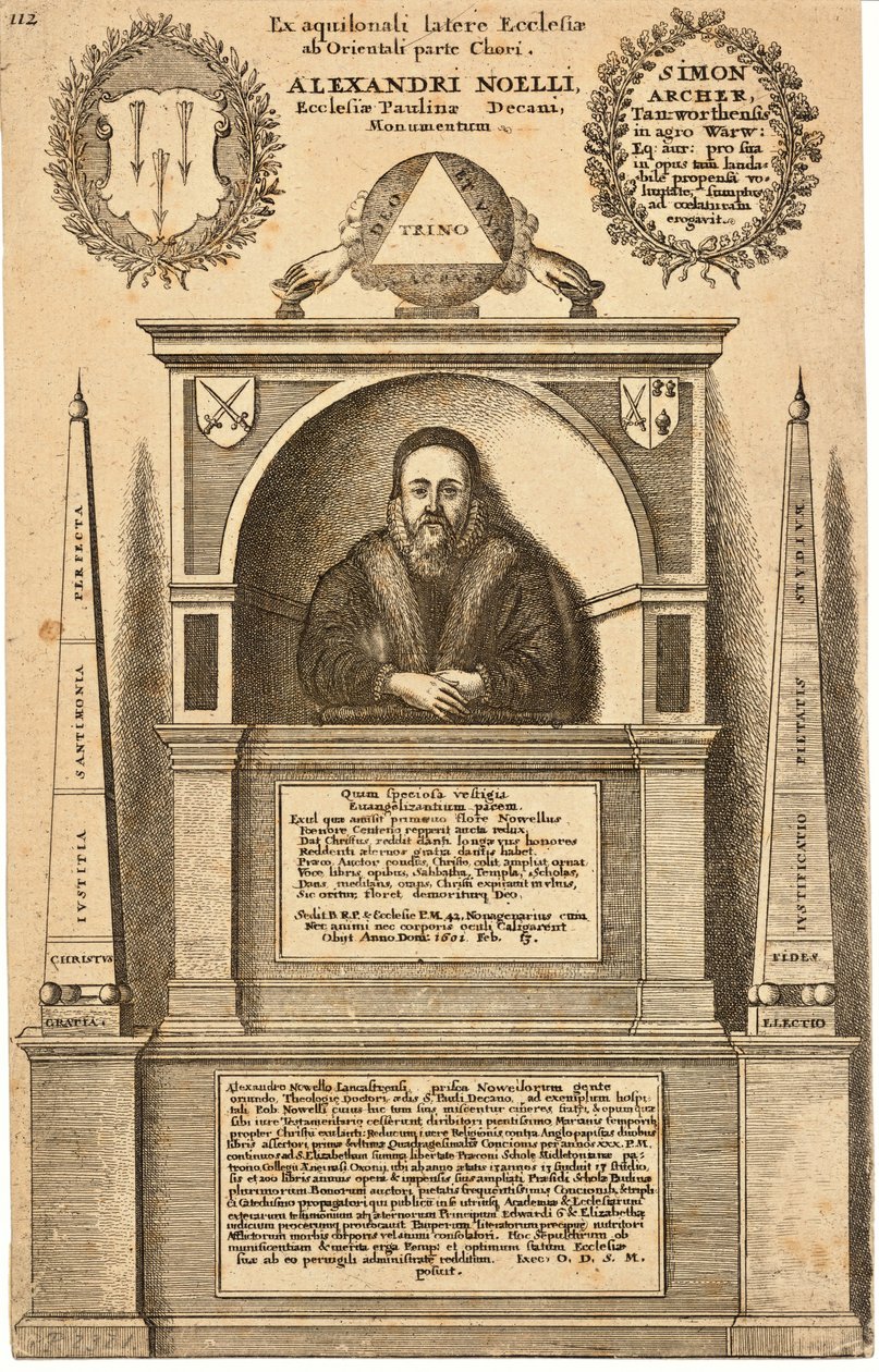 Alexander Nowell (emlékmű). 3. állapot alkotó: Wenceslaus Hollar