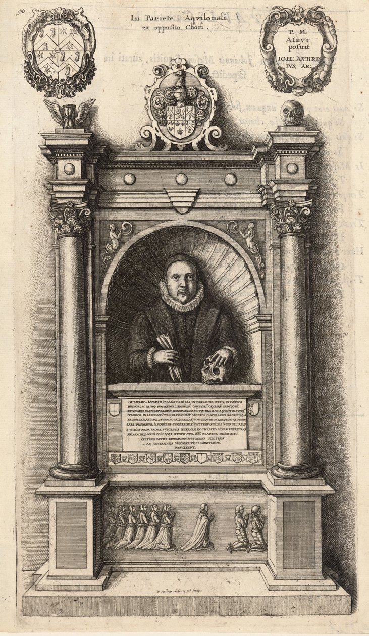 Aubrey (emlékmű). 1. állapot alkotó: Wenceslaus Hollar