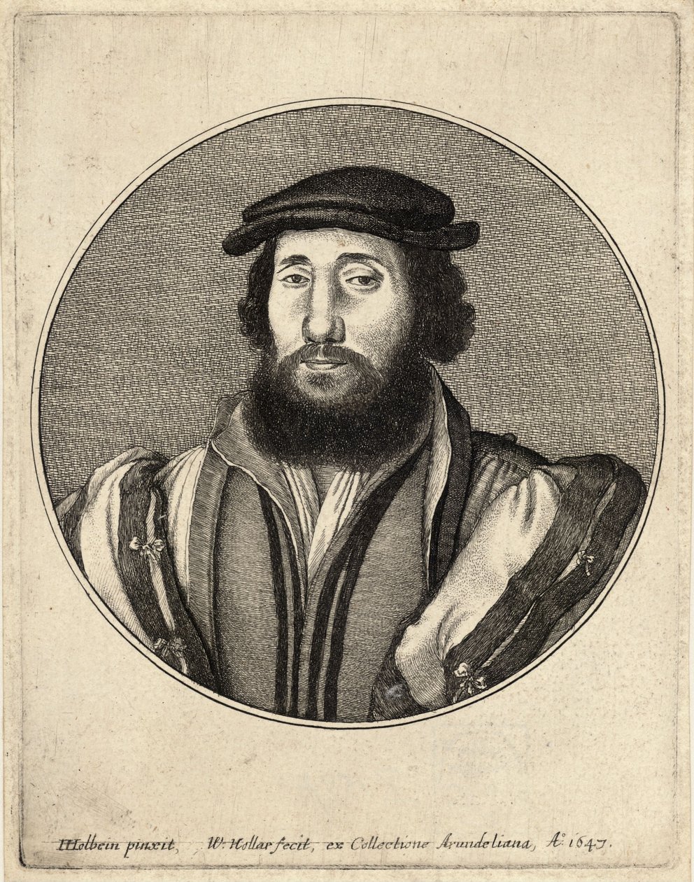 Szakállas férfi alkotó: Wenceslaus Hollar