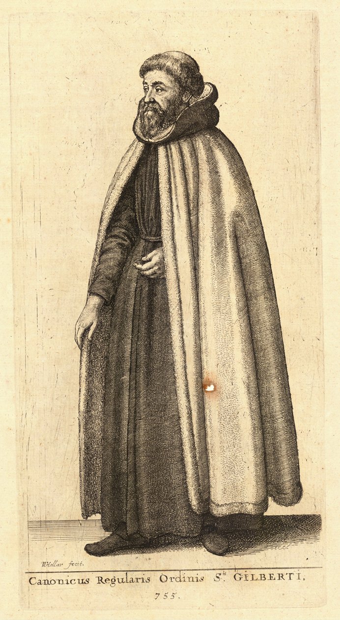 A rend kánonja Gilberti alkotó: Wenceslaus Hollar