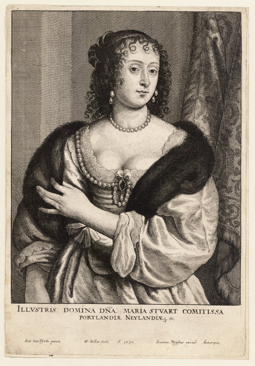 Portland grófnője alkotó: Wenceslaus Hollar