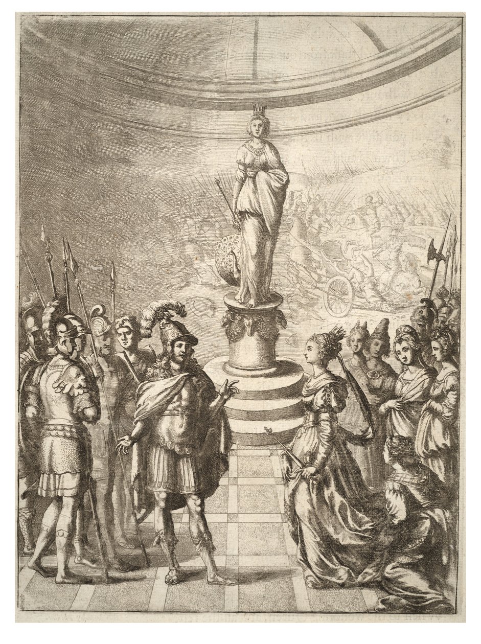 Dido és Aeneas. Állam 5 alkotó: Wenceslaus Hollar
