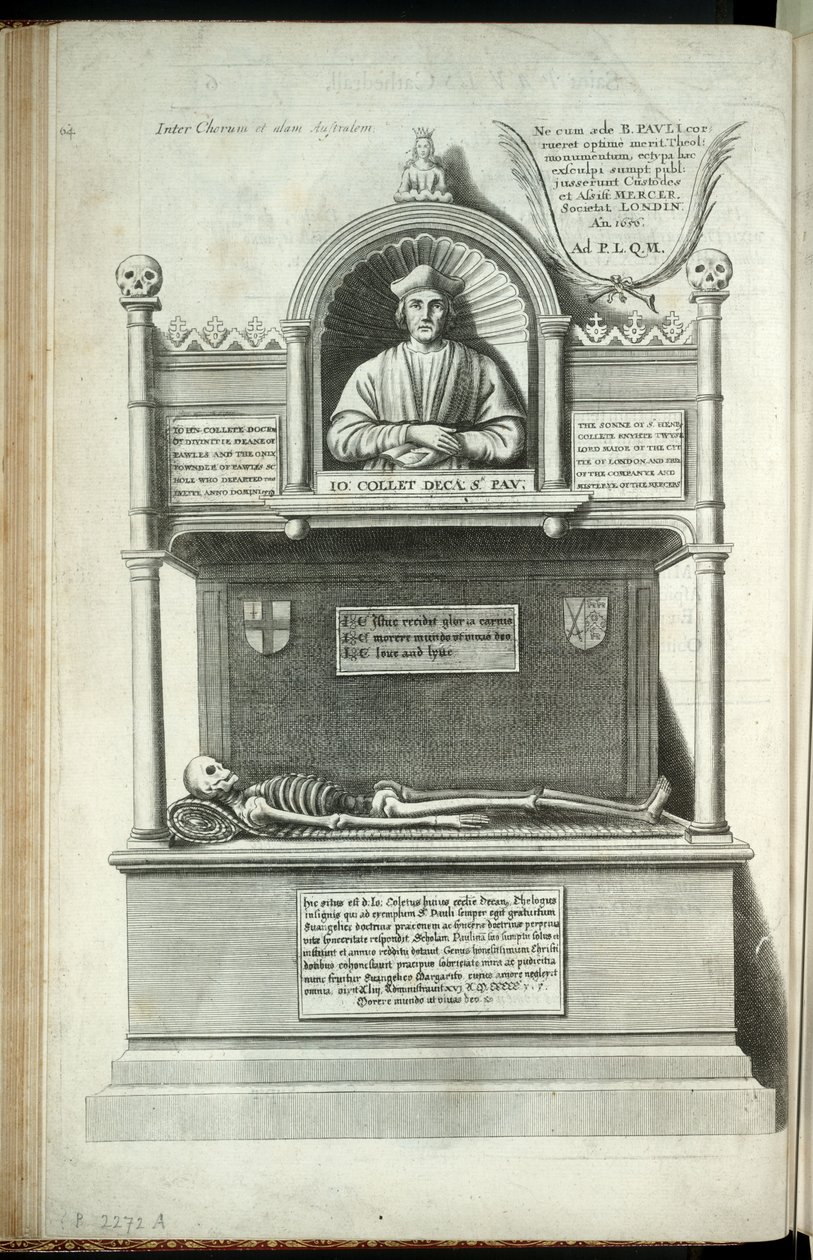 John Colet. 1. állapot alkotó: Wenceslaus Hollar