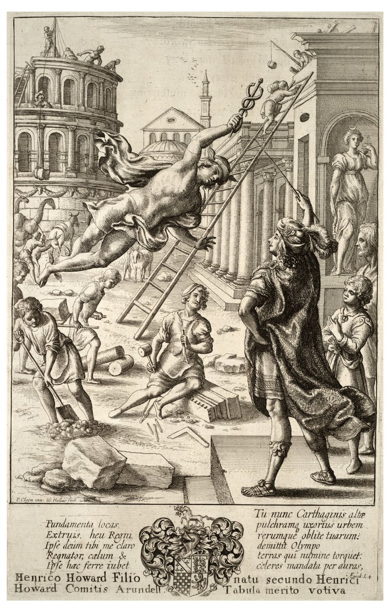 Merkúr és Aeneas. 3. állapot alkotó: Wenceslaus Hollar
