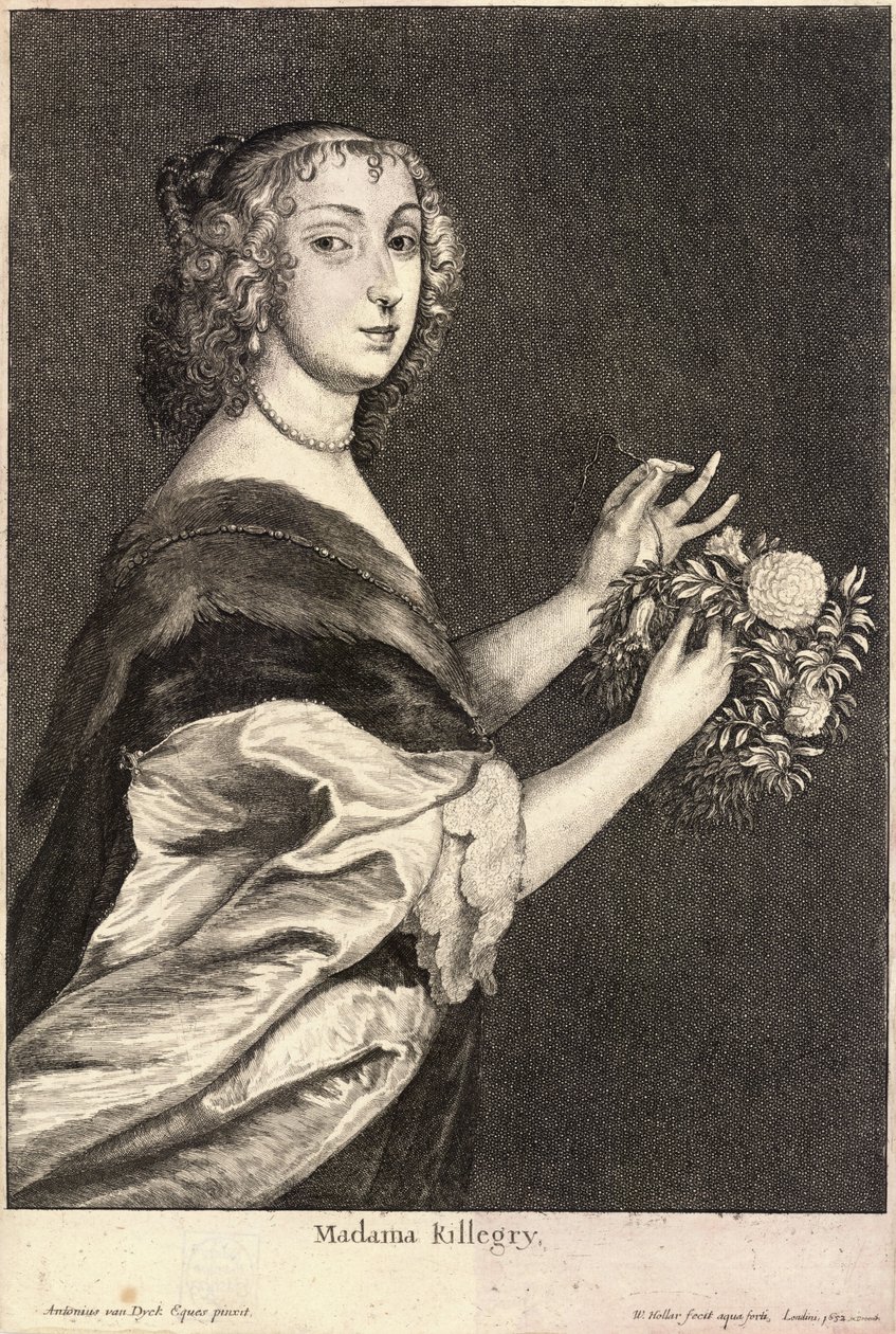 Mrs. Killigrew. 2. állapot alkotó: Wenceslaus Hollar