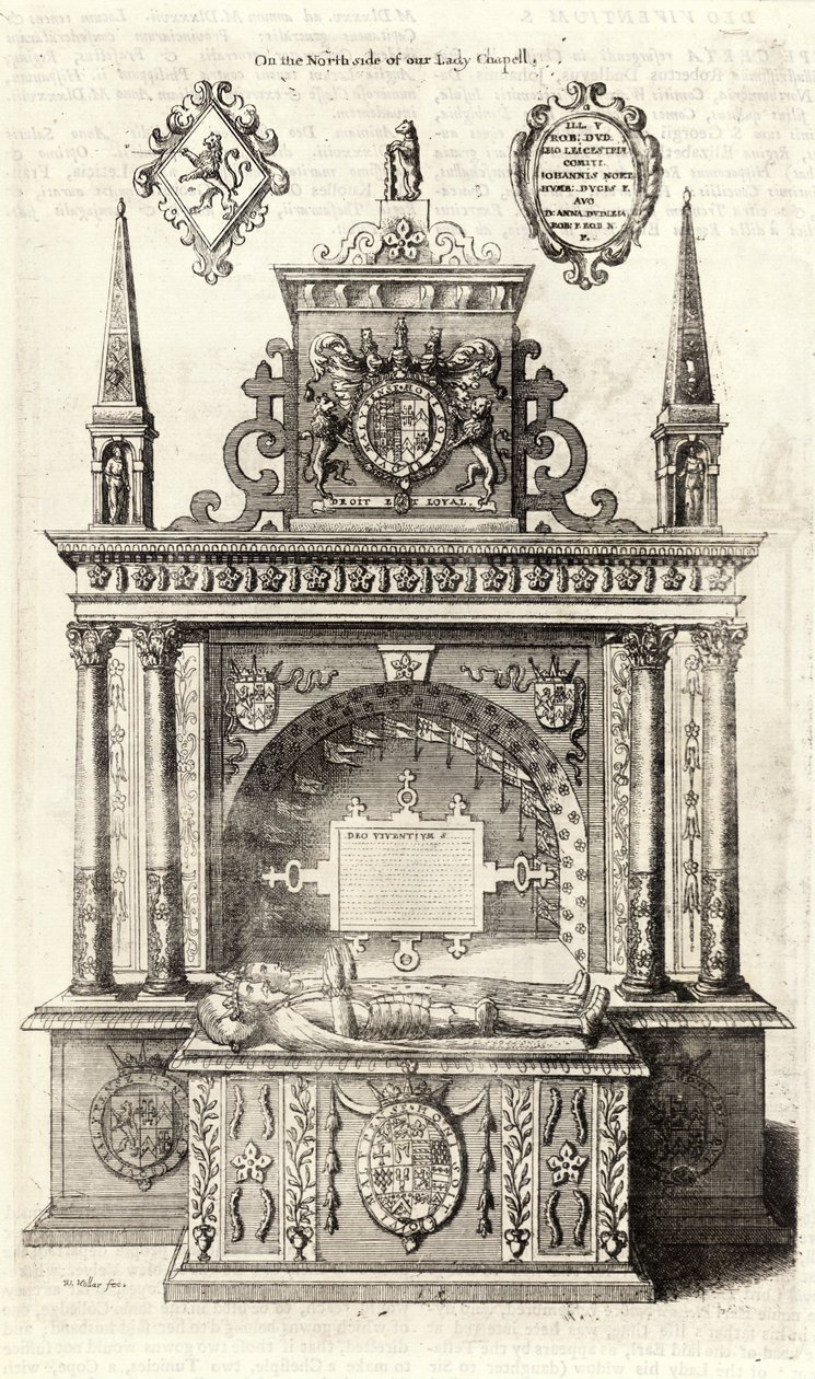 Robert Dudley, Leicester grófja (emlékmű) alkotó: Wenceslaus Hollar