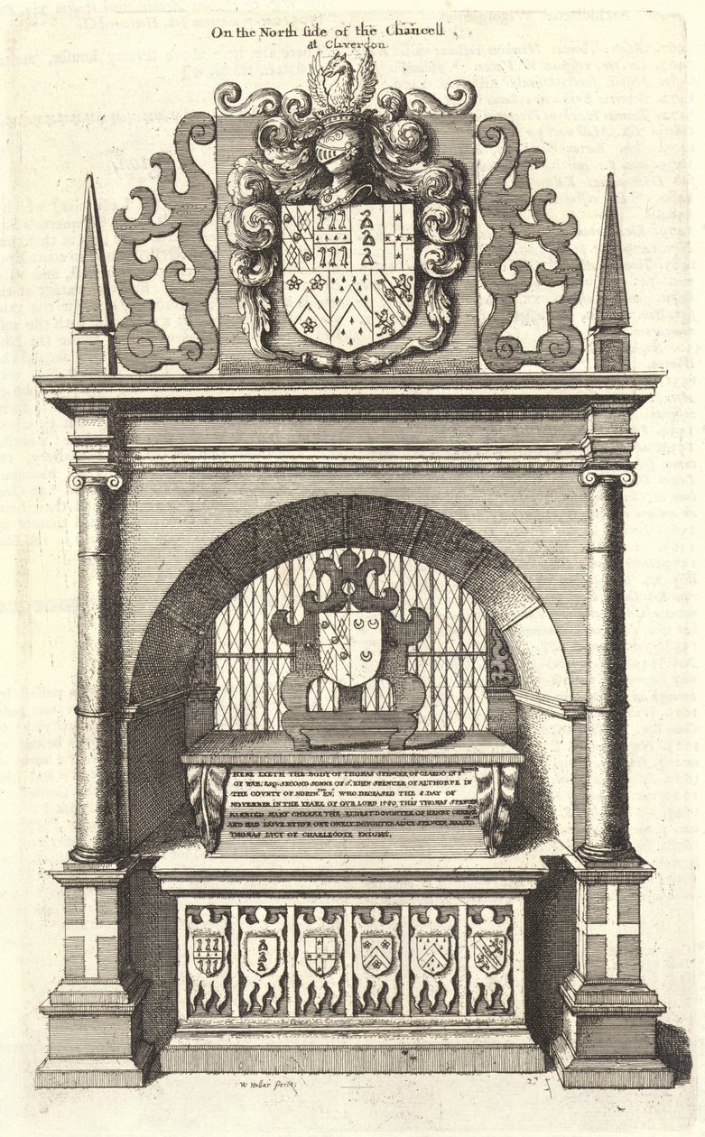 Spencer (emlékmű) alkotó: Wenceslaus Hollar