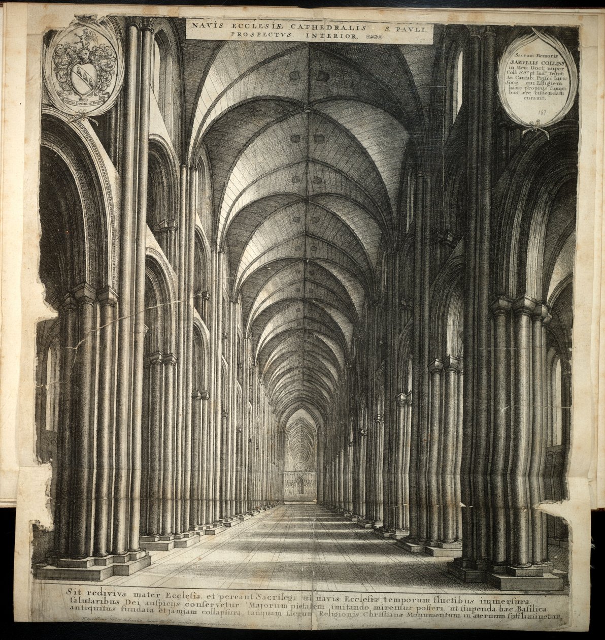 Szent Pál. A hajó. 1. állapot alkotó: Wenceslaus Hollar