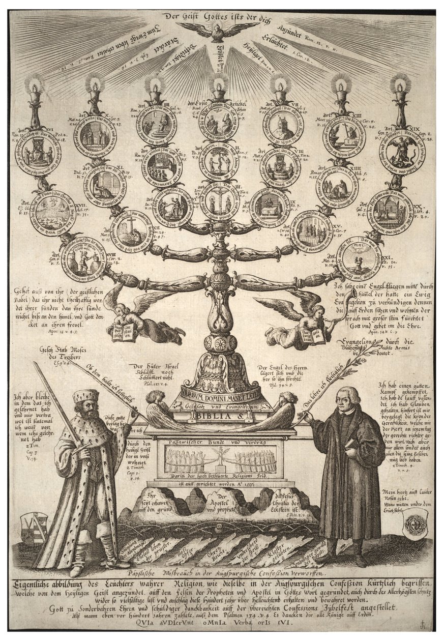 Az augsburgi vallomás. 2. állapot alkotó: Wenceslaus Hollar