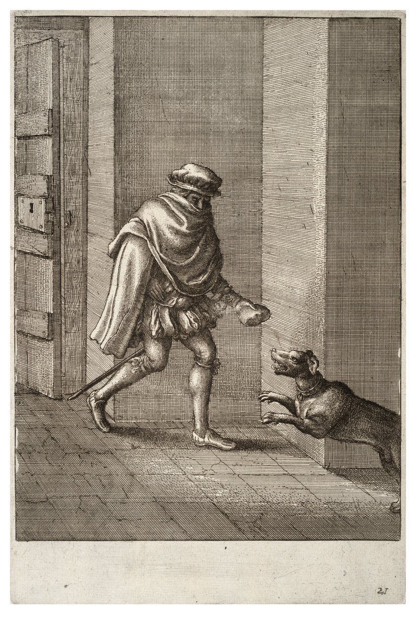 A kutya és a tolvaj alkotó: Wenceslaus Hollar