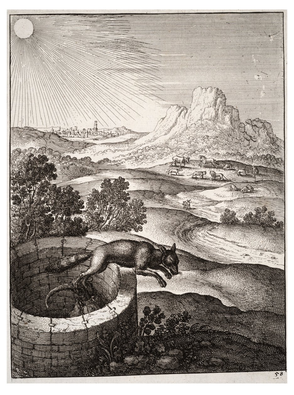 A róka és a kecske alkotó: Wenceslaus Hollar