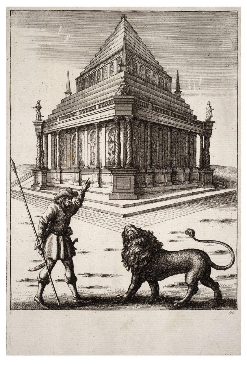 Az oroszlán és az erdész alkotó: Wenceslaus Hollar